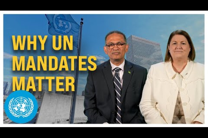 Play video for How a landmark resolution on mandates will improve the work of UN organizations | United Nations