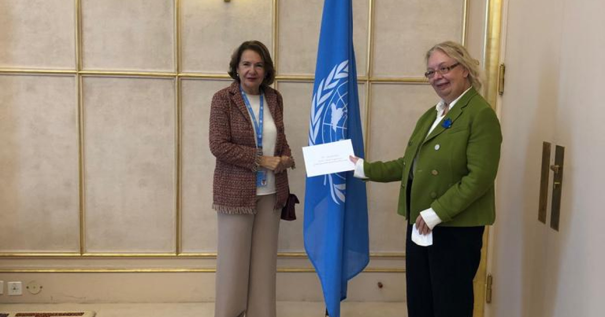 NEW PERMANENT REPRESENTATIVE OF SPAIN PRESENTS CREDENTIALS TO THE