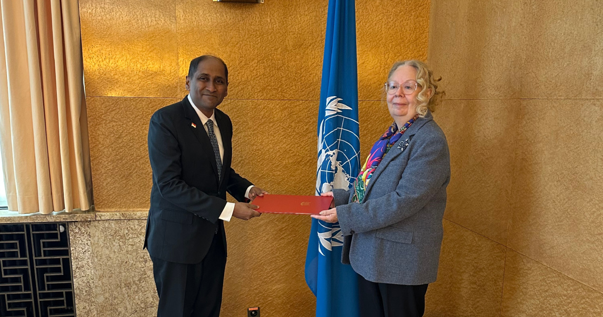 New Permanent Representative of Singapore Presents Credentials to the ...