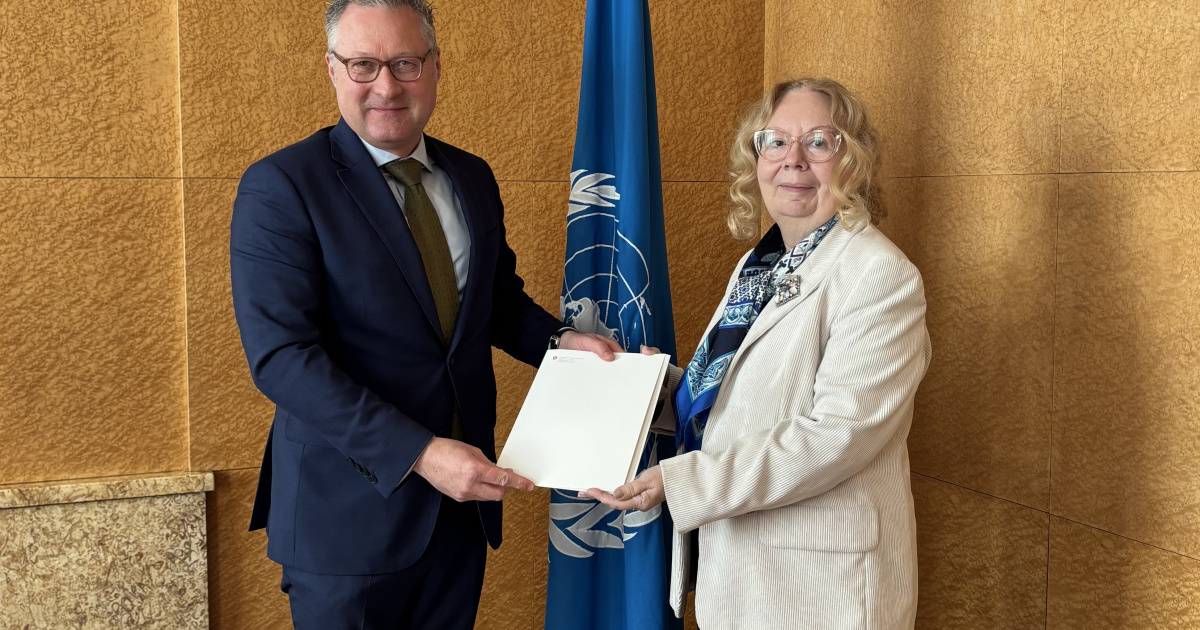 Yannick Roulin New Permanent Representative of Switzerland Presents Credentials to the ...