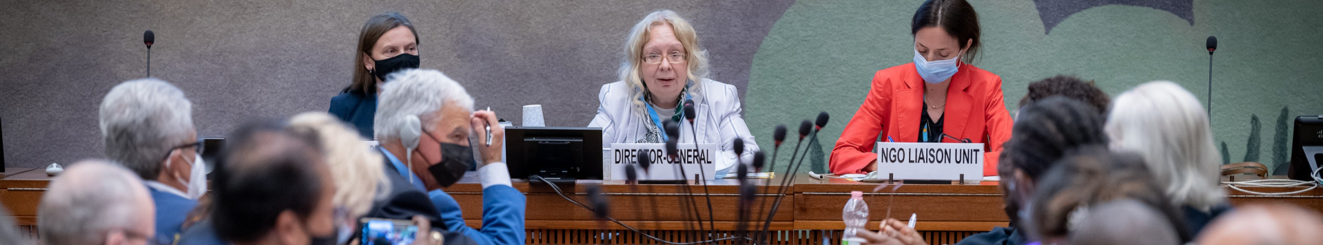 The UNOG Director General meeting Civil Society representatives at the UN.