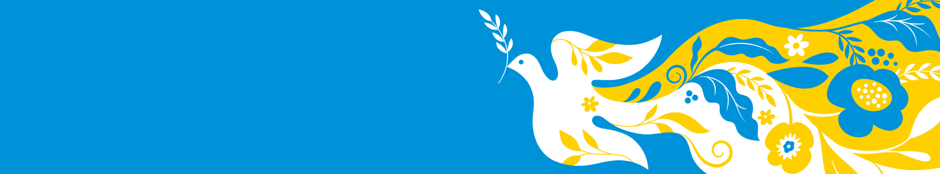 An illustration of a dove carrying an olive branch
