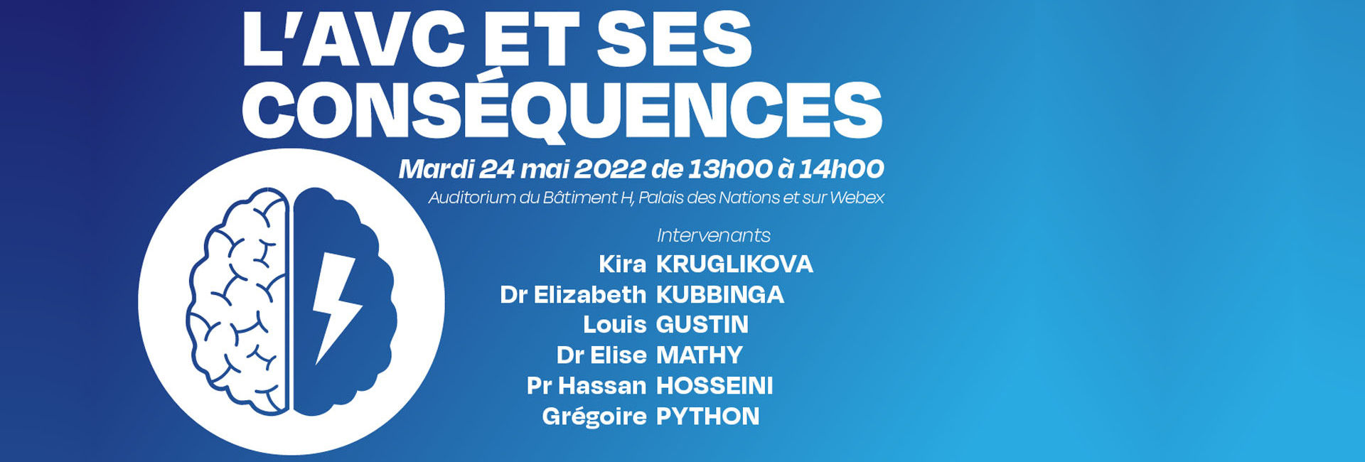 L'AVC et ses conséquences banner French