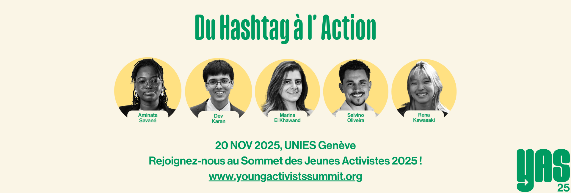 Young Activists Summit (YAS) 2025 : ‘Du Hashtag à l’action’